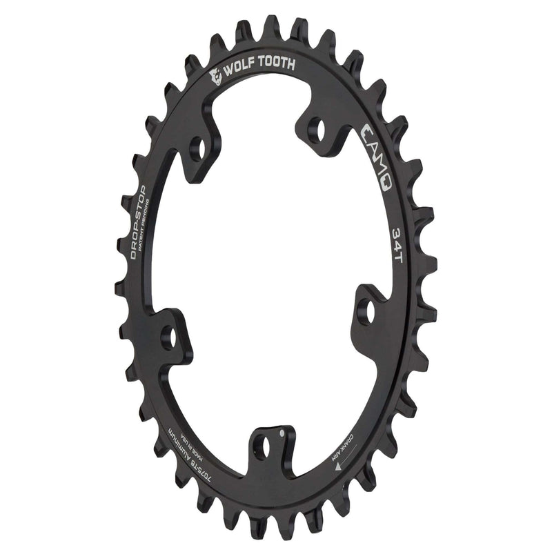 Load image into Gallery viewer, Wolf Tooth CAMO Aluminum Round Chainring Drop-Stop B 36T
