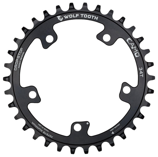 Wolf Tooth CAMO Aluminum Round Chainring Drop-Stop B 36T