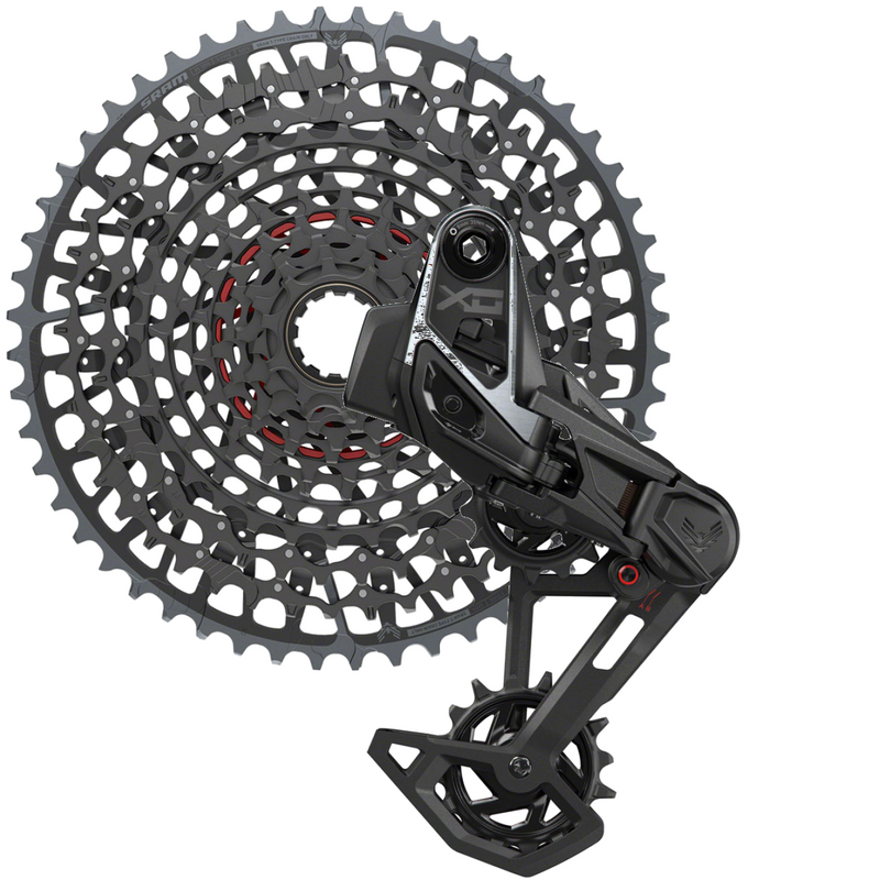 Load image into Gallery viewer, SRAM X0 Eagle T-Type 12-Speed MTB Cassette &amp; UDH Hangerless Rear Derailleur Advanced Eagle Transmission, Wireless, Durable, E-MTB Ready
