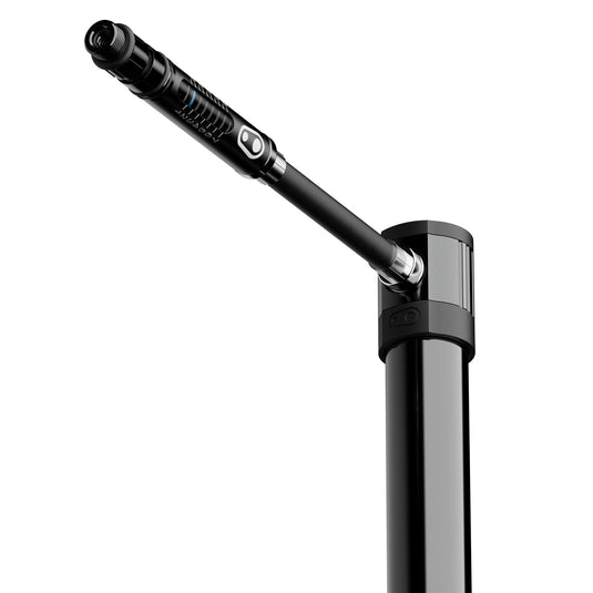 Crankbrothers Klic Pump w/ Gauge and Plug Tool, HV - Midnight Black