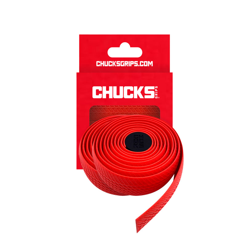 Load image into Gallery viewer, Chucks-Grips-Silicone-Handlebar-Tape-Red-BRTP0743-Road-Bar-Tape
