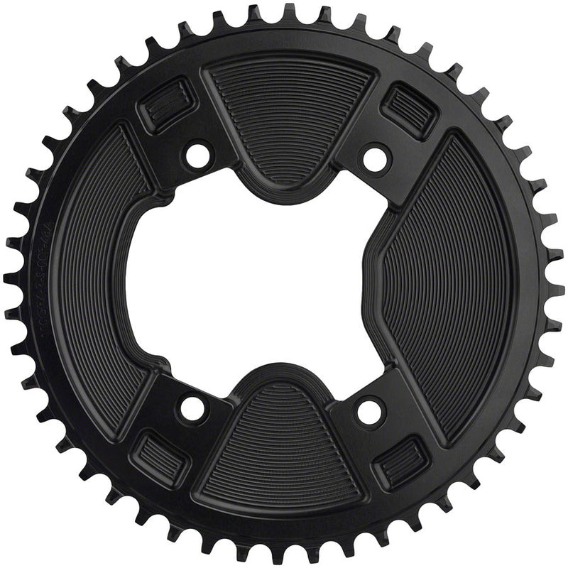 Load image into Gallery viewer, Wolf Tooth Aero 110 Asymmetric BCD Chainring - 48t, 110 Asymmetric BCD, 4-Bolt, Drop-Stop ST, For Shimano GRX Cranks,
