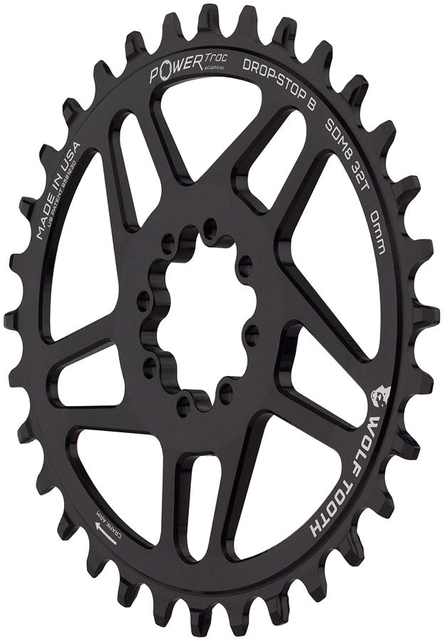 Load image into Gallery viewer, Wolf Tooth Elliptical Direct Mount Chainring - 32t, SRAM Direct Mount, Drop-Stop B, For SRAM 8-Bolt Cranksets, 0mm
