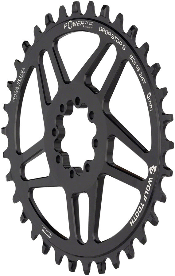Load image into Gallery viewer, Wolf Tooth Elliptical Direct Mount Chainring - 34t, SRAM Direct Mount, Drop-Stop B, For SRAM 8-Bolt Cranksets, 0mm
