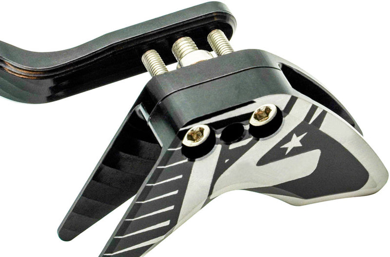 Load image into Gallery viewer, K-EDGE Elevate Race 1x Chain Guide - 40-52t, Braze-On, Black/Silver Anodized
