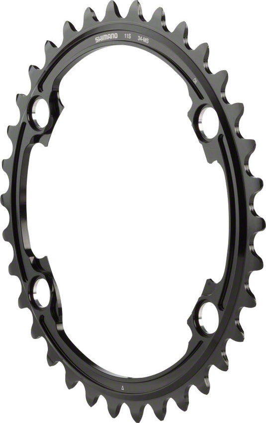 Shimano Dura-Ace R9100 34t & 50t Chainrings Bundle - 11-Speed, Aluminum, Hollowglide Technology