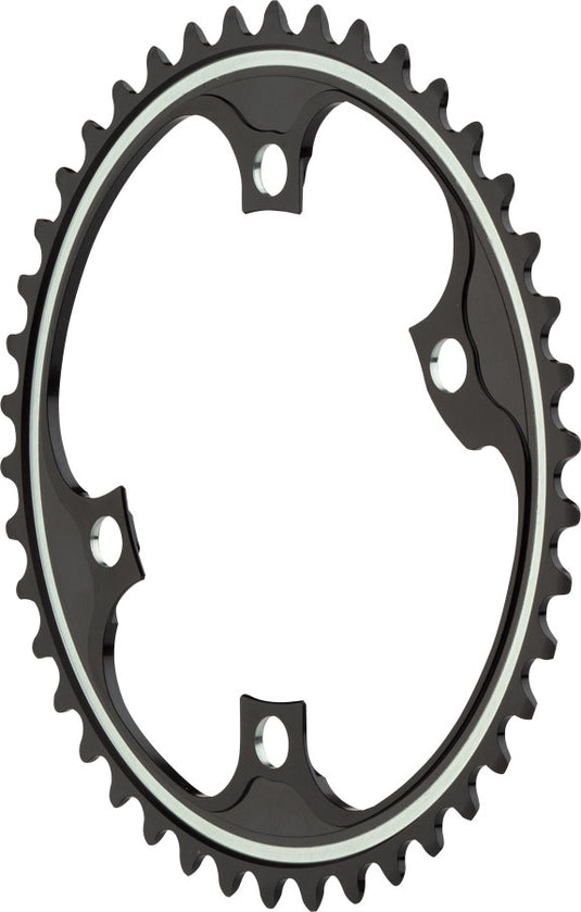 Shimano Dura-Ace R9100 11-Speed Aluminum Chainrings Bundle 42t & 54t, Hollowglide Tech, Black