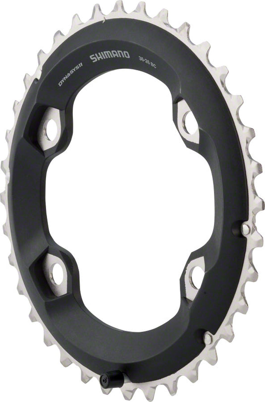 Shimano SLX M7000-11 26t & 36t Alloy Chainrings Set 11-Speed, Black, 64/96 BCD, Durable Performance