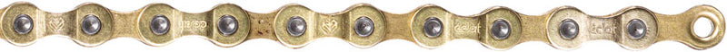 Load image into Gallery viewer, Eclat Diesel Chain - Single Speed, 1/2&quot; x 1/8&quot;, 100 Links, Gold
