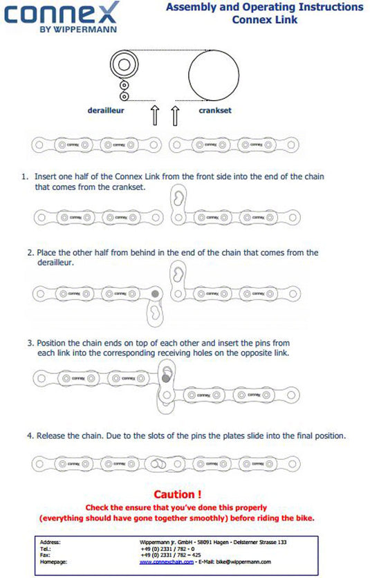 Connex 10S8 10-Speed Chain