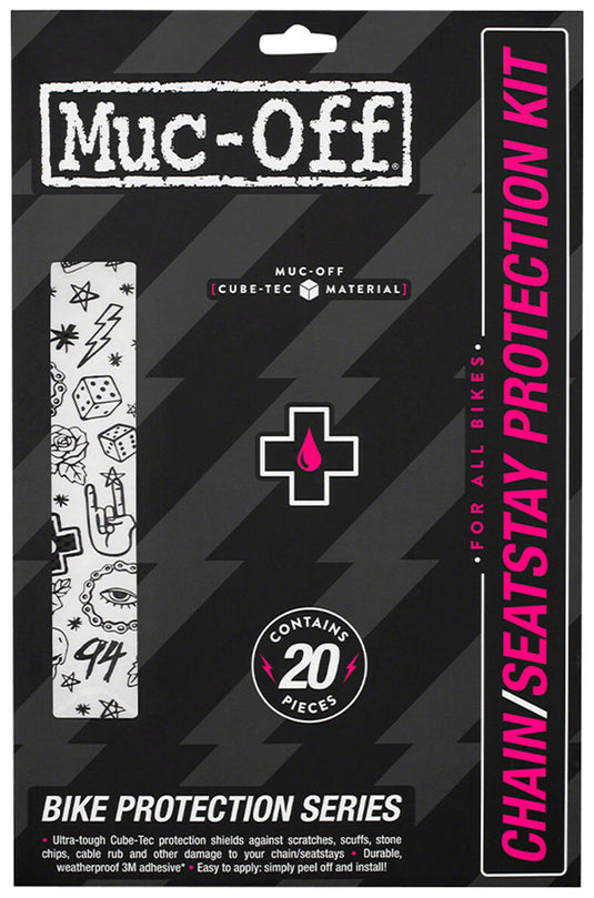 Muc-Off Chainstay/Seatstay Protection Kit - 20-Piece Kit, Punk