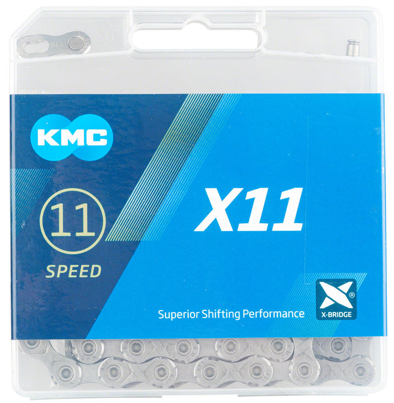 Load image into Gallery viewer, KMC X11 Chain - 11-Speed, 118 Links, Gray

