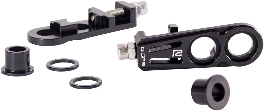 Radio Raceline BMX Chain Tensioner For 15 and 10mm Axle Black 22mm of Adjustment