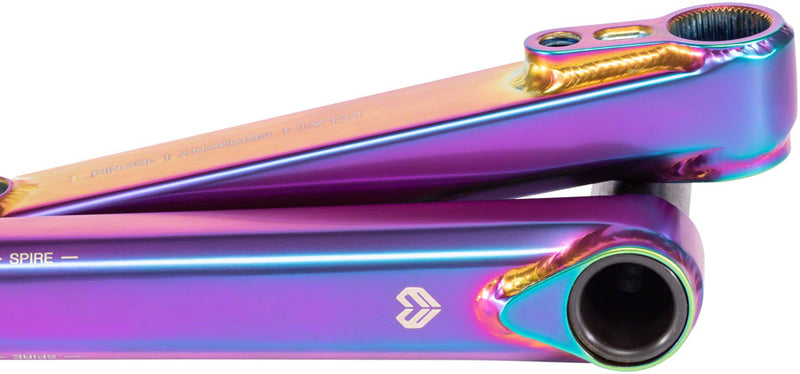 Load image into Gallery viewer, Eclat Spire 2-Piece Crankset - 160mm, RHD/LHD, 22mm Spindle, Satin Oilslick
