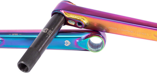 Eclat Spire Crankset Spindle: 22mm, 22mm, 170mm, Multicolor, BMX, Set