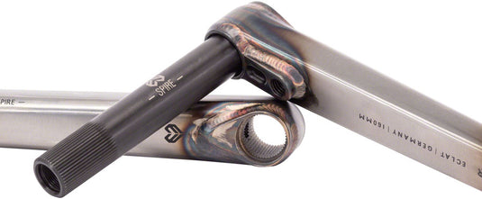 Eclat Spire Crankset Spindle: 22mm, 22mm, 170mm, Clear, BMX, Set