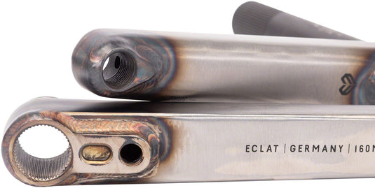 Eclat Spire Crankset Spindle: 22mm, 22mm, 170mm, Clear, BMX, Set