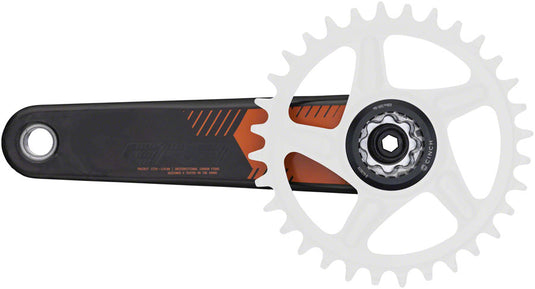 RaceFace ERA Crankset - 165mm, Direct Mount, 136mm Spindle with CINCH Interface, Carbon, Orange