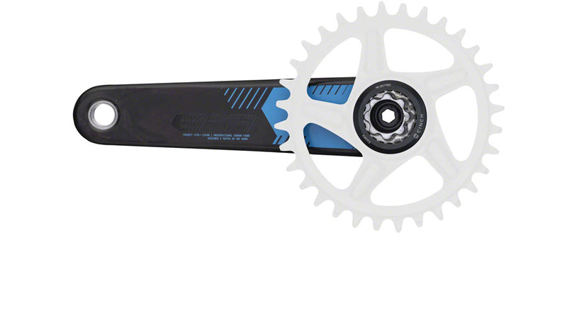Load image into Gallery viewer, RaceFace Era Crankset - 160mm, Direct Mount, 136mm Spindle with CINCH Interface, Carbon, Blue
