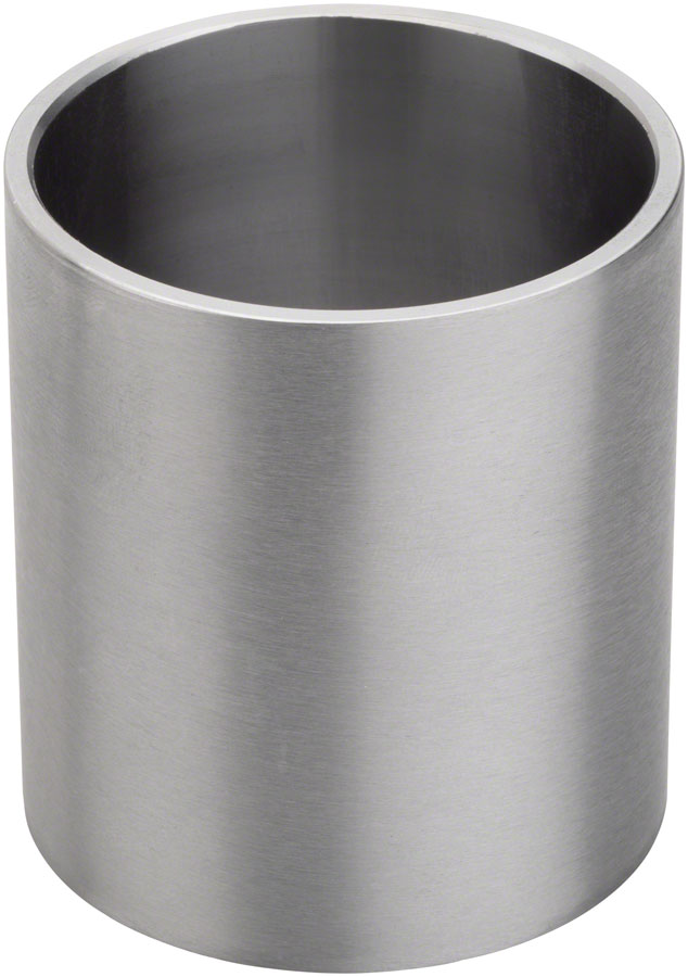 Load image into Gallery viewer, Problem Solvers Eccentric Bottom Bracket Shell, 54mm diameter, 66mm width, Silver
