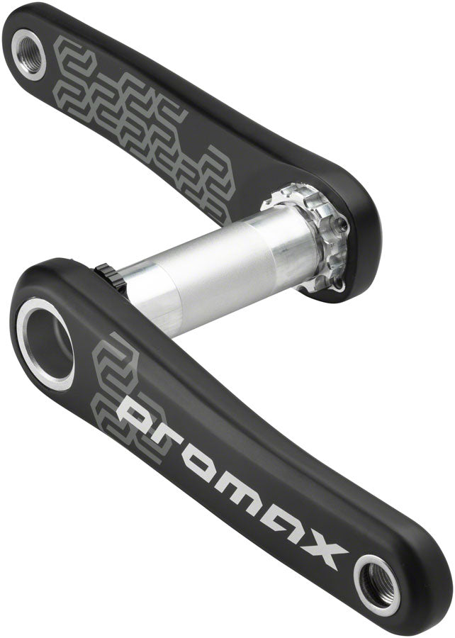 Load image into Gallery viewer, Promax CK-1 Carbon Crankset - 170mm,  2-PC, Direct Mount SRAM 3-Bolt, 30mm Spindle, Black
