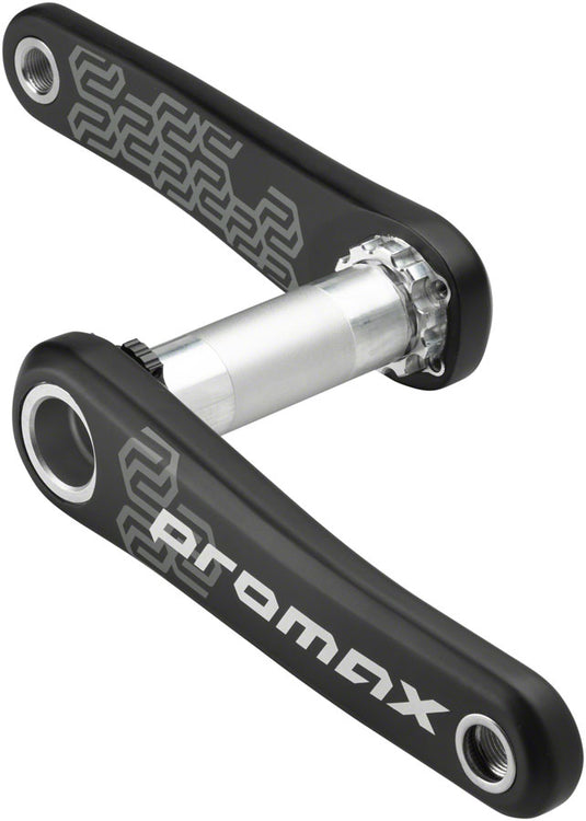 Promax CK-1 Carbon Crankset - 170mm, 2-PC, Direct Mount SRAM 3-Bolt, 30mm Spindle, Black