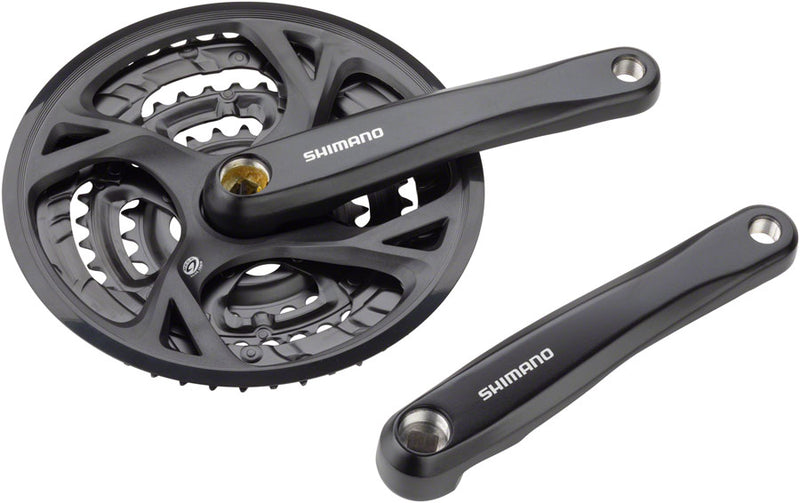 Load image into Gallery viewer, Shimano Acera FC-M371-L Crankset 175mm 9-Speed 48/36/26t Riveted| Black
