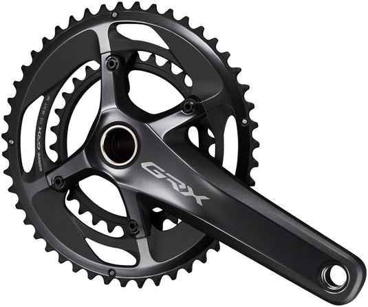 Shimano GRX FC-RX810-2 Crankset 172.5mm 11-Spd 48/31t 110/80 BCD Black