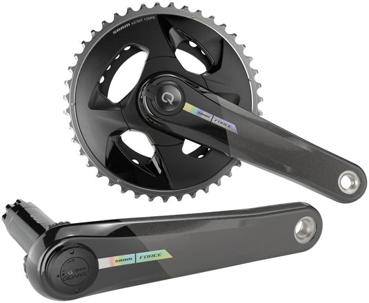 SRAM Force AXS Wide Power Meter Crankset - 167.5mm, 2x 12-Speed, 43/30t, 94 BCD, DUB Spindle Interface, Iridescent Gray,