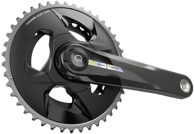 Load image into Gallery viewer, SRAM Force AXS Wide Power Meter Crankset - 170mm, 2x 12-Speed, 43/30t, 94 BCD, DUB Spindle Interface, Iridescent Gray,
