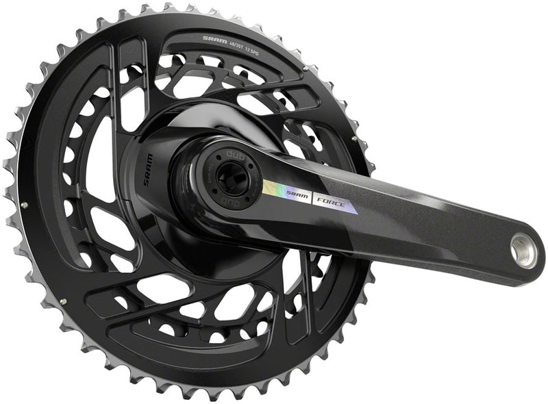 Load image into Gallery viewer, SRAM Force Crankset - 170mm, 2x 12-Speed, 50/37t, Direct Mount, DUB Spindle Interface, Iridescent Gray, D2
