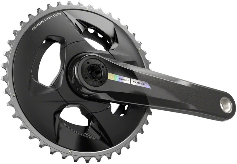 Load image into Gallery viewer, SRAM Force Wide Crankset - 167.5mm, 2x 12-Speed, 43/30t, 94 BCD, DUB Spindle Interface, Iridescent Gray, D2
