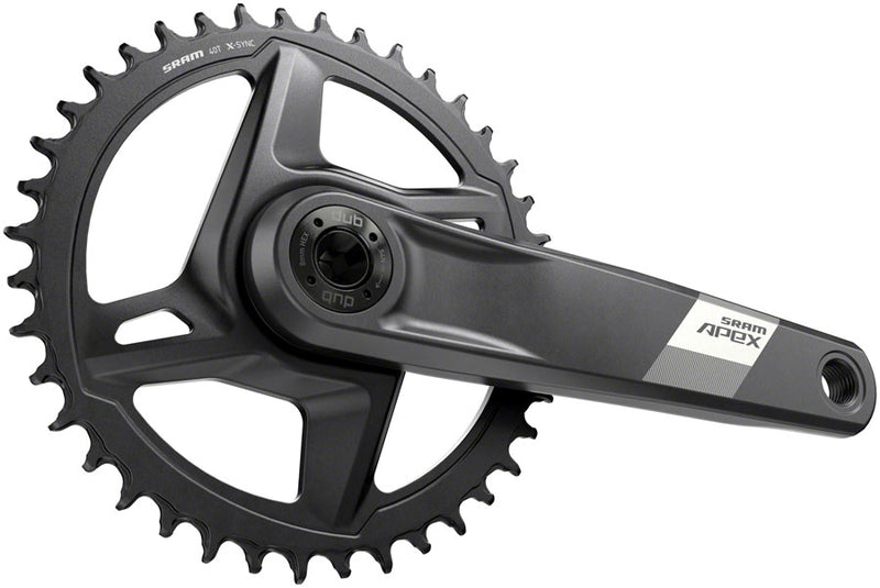 Load image into Gallery viewer, SRAM Apex 1 Wide Crankset - 165mm, 12-Speed, 40t, Direct Mount, DUB Spindle Interface, Black, D1
