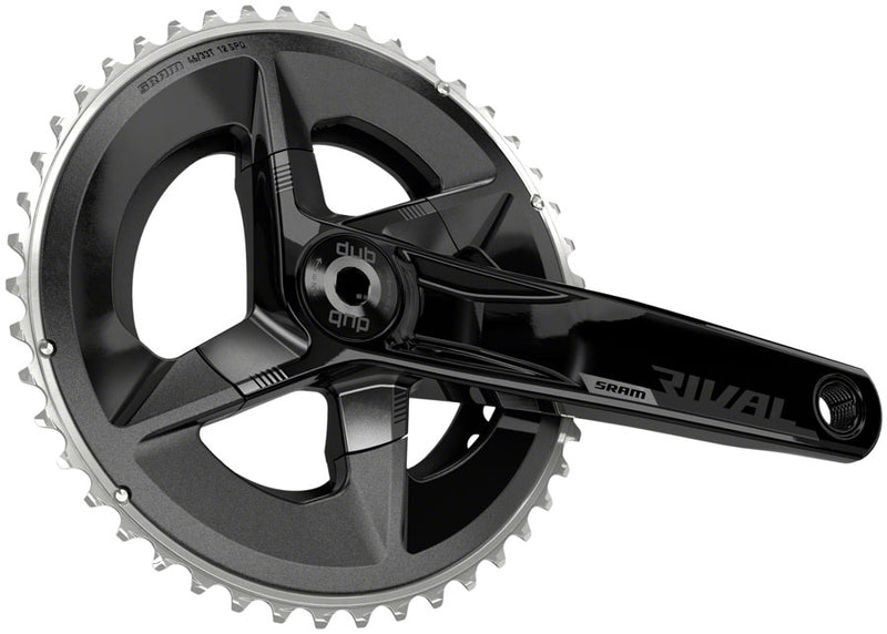 Load image into Gallery viewer, SRAM Rival AXS Crankset - 170mm, 12-Speed, 46/33t, 107 BCD, DUB Spindle Interface, Black, D1
