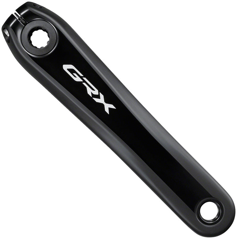 Load image into Gallery viewer, Shimano GRX FC-RX820-1 Crankset - 165mm, 12-Speed, 42t, Asymmetric110 BCD, Hollowtech II, Black
