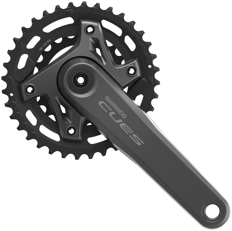 Load image into Gallery viewer, Shimano-CUES-FC-U6000-2-Crankset-170-mm-Double-9-Speed_CKST2603
