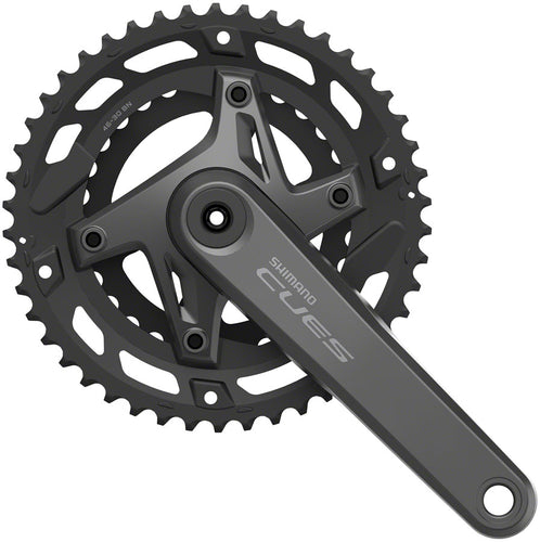 Shimano-CUES-FC-U6000-2-Crankset-180-mm-Double-9-Speed-CKST2602-Bicycle-Crankset