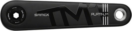 Samox Platinum TM-1 Carbon Crankset - 145mm, 3-Bolt, Direct Mount, 28.99mm (DUB Type) Spindle, Black
