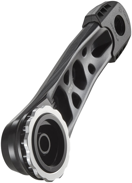 e*thirteen Helix Race GR Crankset - 165mm, 73mm, 30mm Spindle with e*thirteen P3 Connect Interface, Black