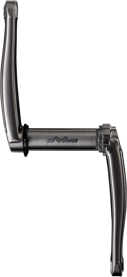 Load image into Gallery viewer, Cane Creek eeWings All-Road Titanium Crankset - 170mm, 8-Bolt Direct Mount, 30mm Spindle, Brushed Titanium
