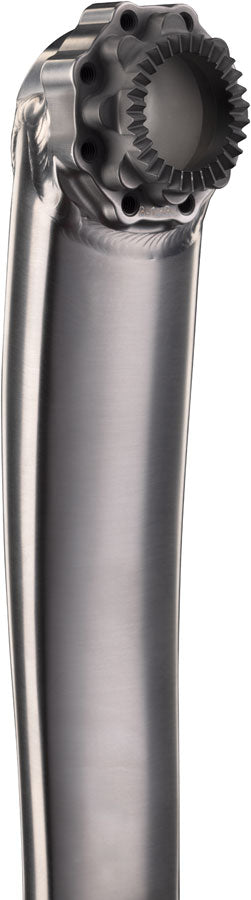 Cane Creek eeWings All-Road Titanium Crankset - 170mm, 8-Bolt Direct Mount, 30mm Spindle, Brushed Titanium