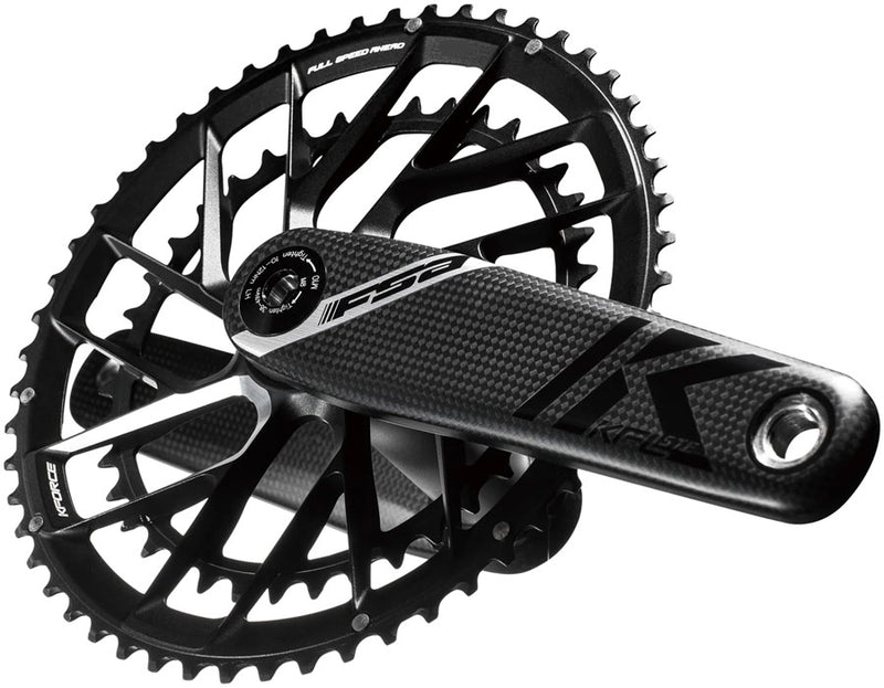 Load image into Gallery viewer, FSA K-Force Team Edition Crankset, 2x 46/33T Chainrings, 160mm Arm Length, Direct Mount Interface, 386EVO Spindle, SRAM
