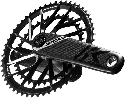 FSA K-Force Team Edition Crankset, 2x 50/34T Chainrings, 165mm Arm Length, Direct Mount Interface, 386EVO Spindle,