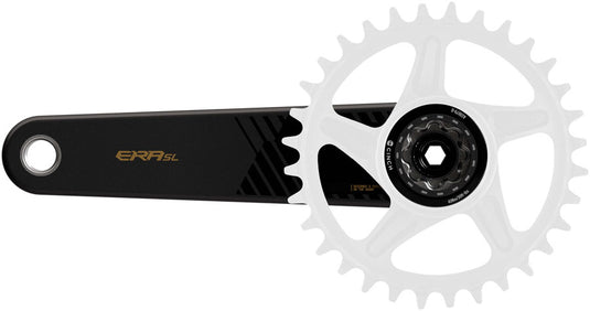RaceFace Era SL Crankset - 165mm, Direct Mount, RF136 30mm Spindle, CINCH Chainring Interface, Carbon/Kashmoney Gold