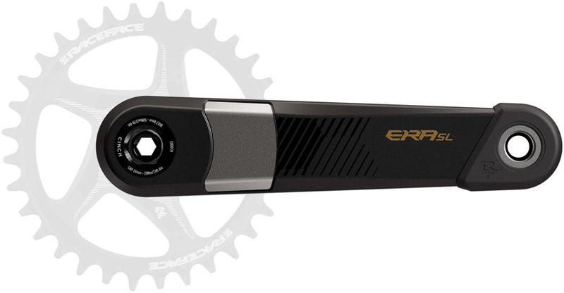 Load image into Gallery viewer, RaceFace Era SL Crankset - 165mm, Direct Mount, RF136 30mm Spindle, CINCH Chainring Interface, Carbon/Kashmoney Gold

