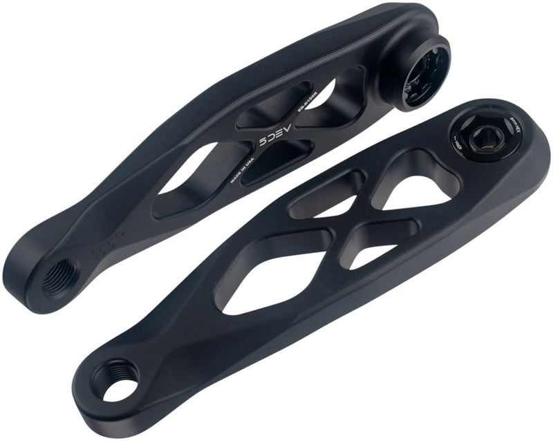 Load image into Gallery viewer, 5DEV R-SPEC eBike Crankset - 155mm, 7075-T651 Aerospace Aluminum, For Bosch / TQ / 2025 Specialized Levo Gen 4, Black
