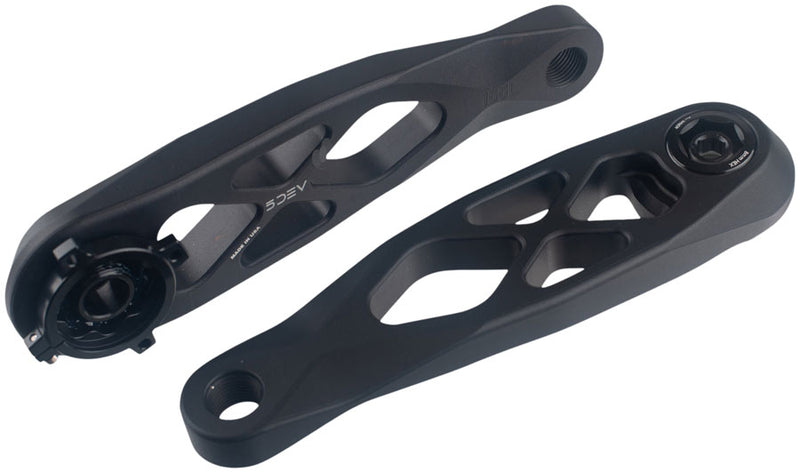 Load image into Gallery viewer, 5DEV R-SPEC Trail Enduro Crankset - 155mm, 7050 Billet Aluminum, 3-Bolt DM Chainring Interface, Black
