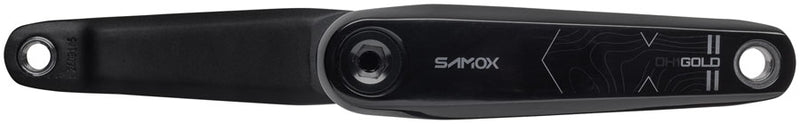 Load image into Gallery viewer, Samox Gold DH-1 Crankset - 160mm, 8-Bolt, Direct Mount, 28.99mm (DUB Type) Spindle, 56.5mm Chainline, Black
