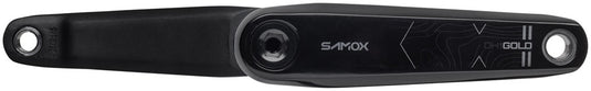 Samox Gold DH-1 Crankset - 160mm, 8-Bolt, Direct Mount, 28.99mm (DUB Type) Spindle, 56.5mm Chainline, Black
