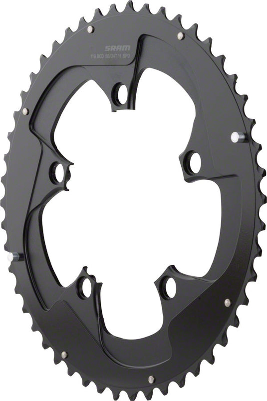 SRAM 11-Speed Aluminum Chainrings Bundle 34T Inner + 50T Outer, BCD 110mm, YAW Tech